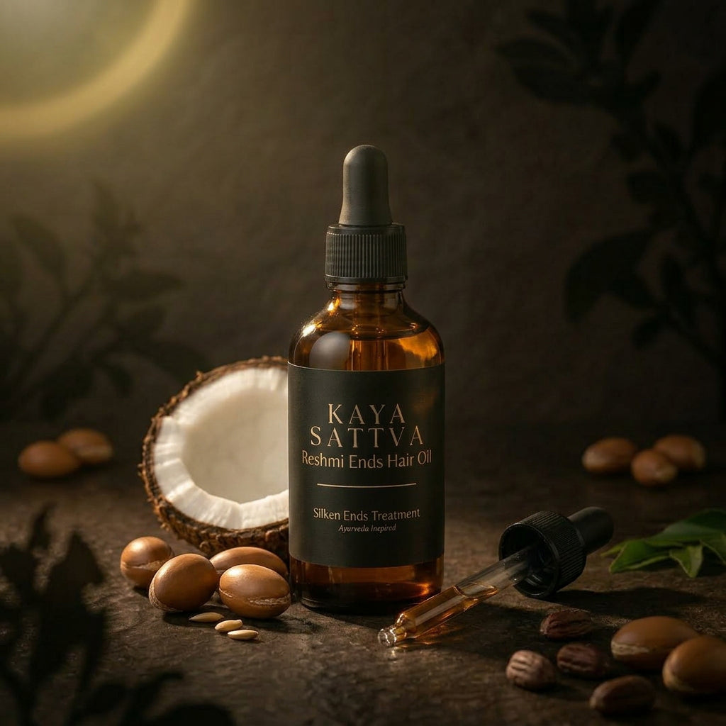 Reshmi Ends Hair Oil — jojoba, argan, coconut