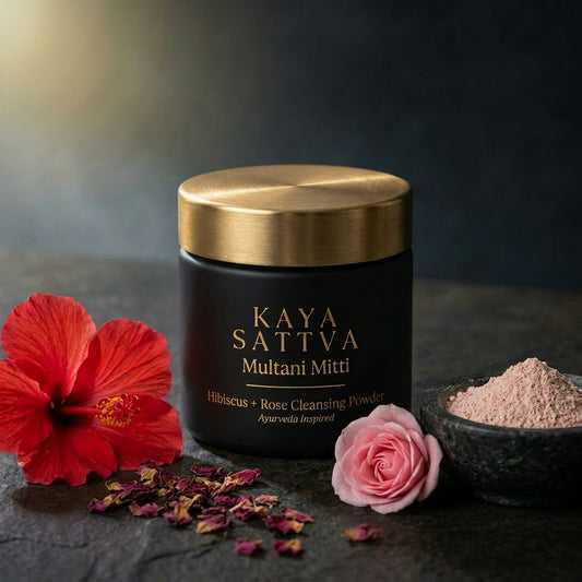 Multani Mitti — Hibiscus + Rose Cleansing Powder